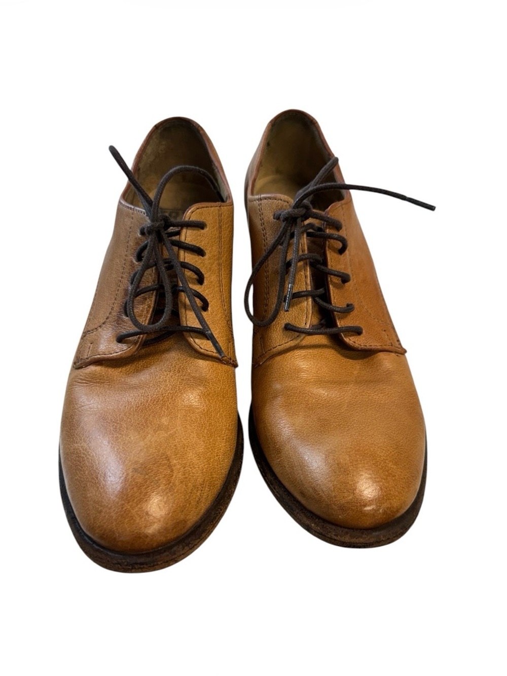 Frye Women’s Carson Lace Up Antique Tan Oxfords Size 6.5B - Picture 3 of 8
